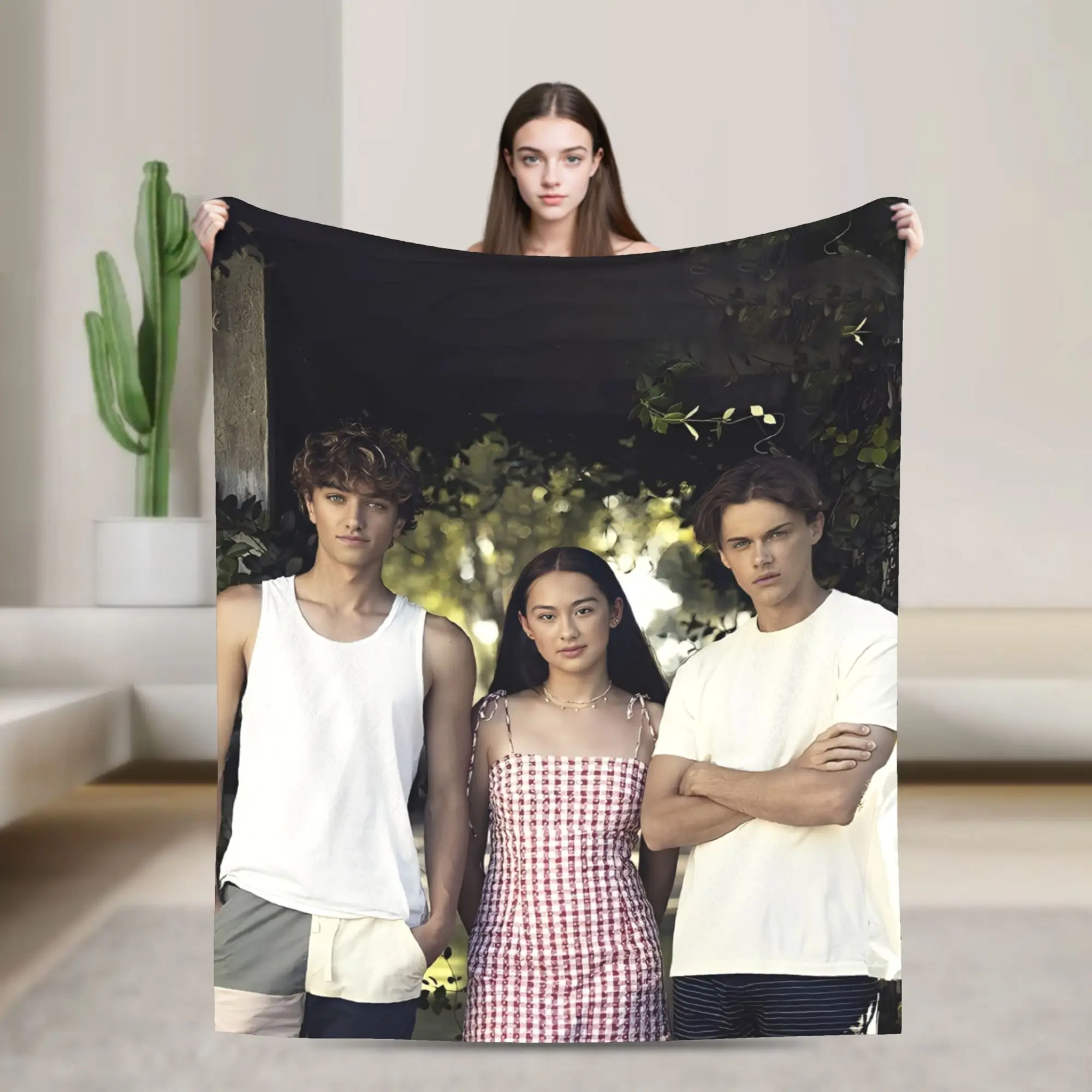 Comfort The Summer I Turned Pretty TSITP Blanket Accessories Sofa Decorative  Throws And Blankets Soft Fleece for Outdoor