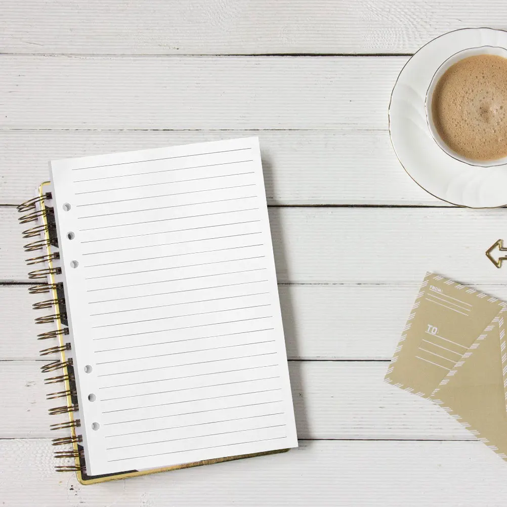 240 قطعة A5 المفكرة إدراج السلس ورق للكتابة فضفاضة ورقة دفتر الملء اصطف ورقة للمدرسة مكتب المنزل A5 المفكرة إدراج