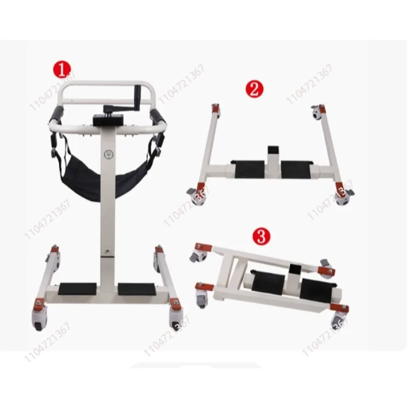 Portable Transfer Elevator, Paralyzed Elderly Care, Disabled Bath Chair, Folding Chair, Toilet Chair