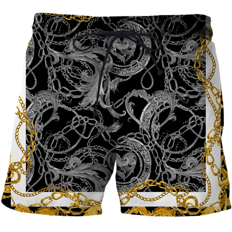 Neue Sommer 3D-Druck Luxus Strand Freizeit kleidung Mode Männer Frauen Shorts plus Größe S-7XL Streetwear Hosen Cargo Shorts Männer Tiki