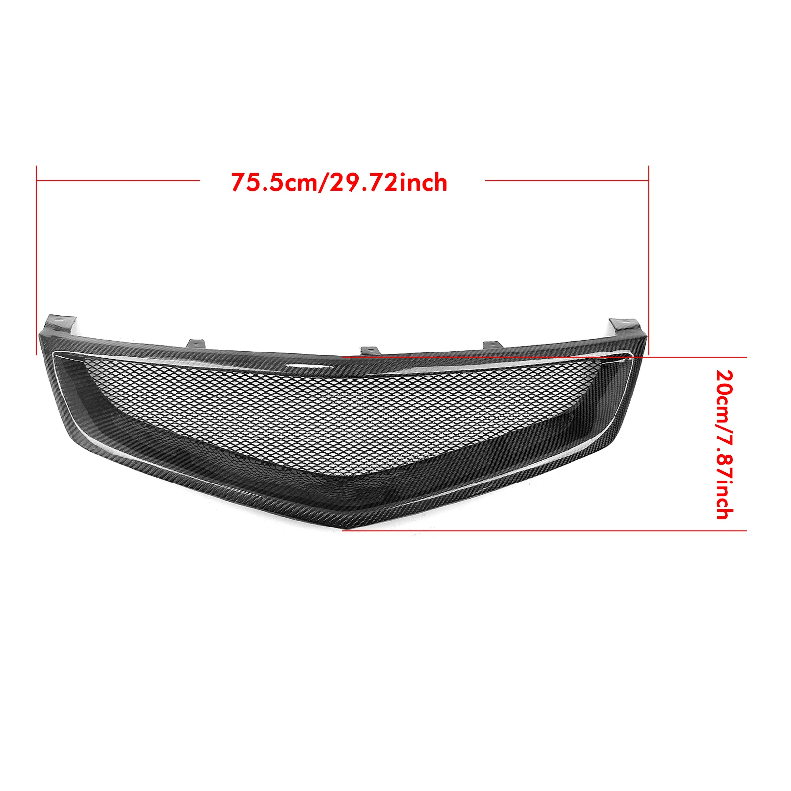 For Honda Accord 7 Acura TSX Type S Euro R CL9 2006-2008 Car Front Grille Grill Bumper Hood Mesh Grid