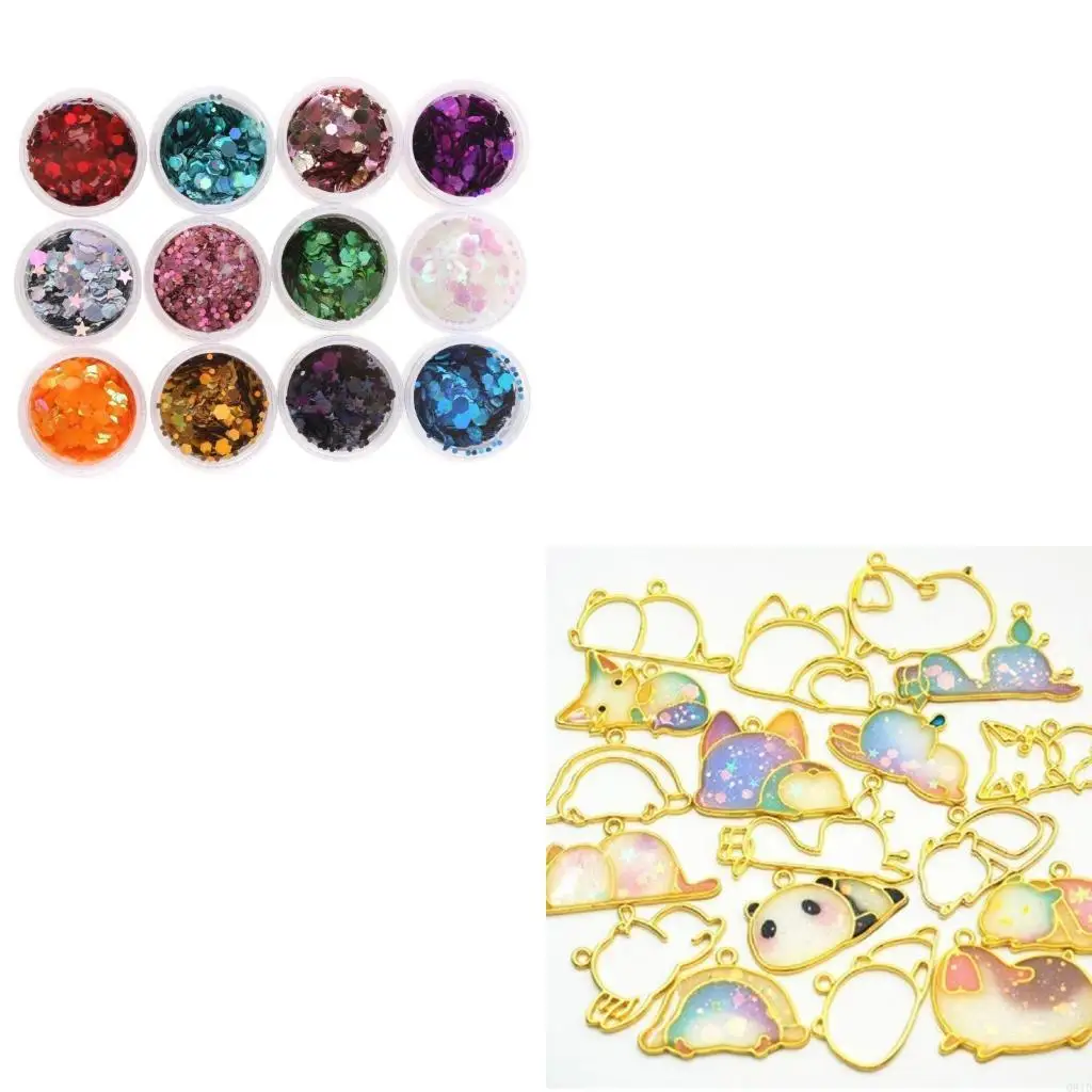 

Сверкающие красочные конфетти с блестками DIY Арт-фестиваль Лицо Искусство Косметика Ремесло