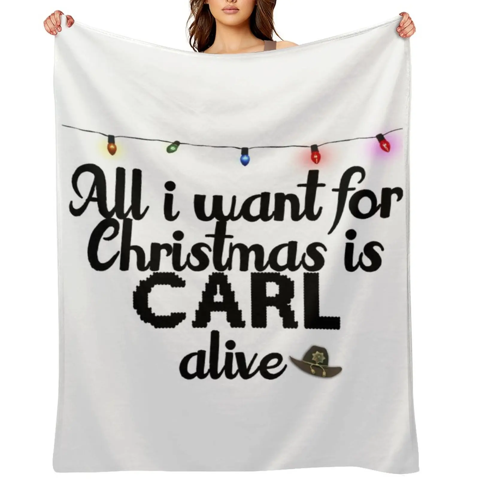 

Carl Grimes Throw Blanket Thins Decorative Beds Picnic Polar Blankets