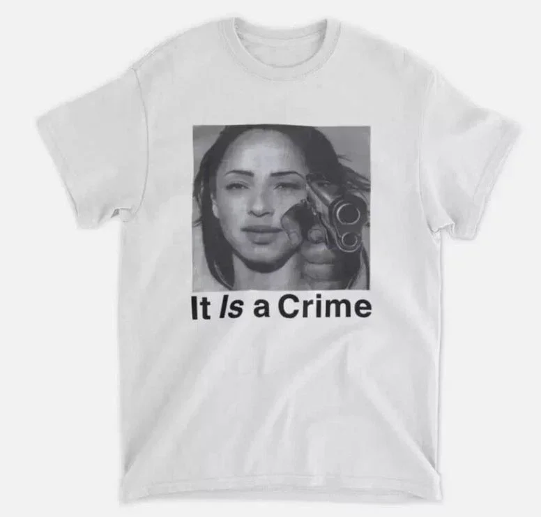 Gothic Crime Text Print Graphic Tees Y2k Clothes 2000s Men Women Crew Neck Short Sleeve Loose Oversized Vintage Tops