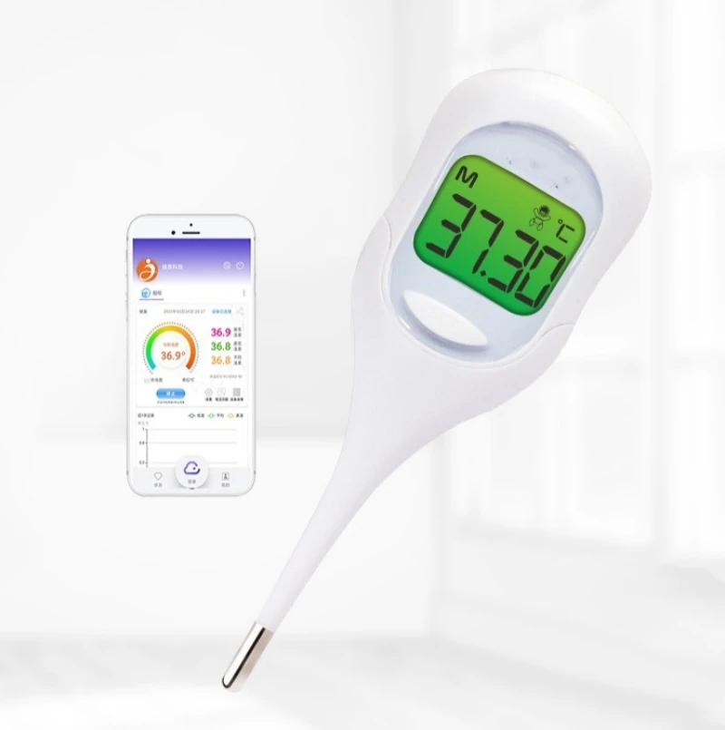 

Electronic thermometer Mother and child home Fahrenheit Celsius double cut digital intelligent thermometer soft head thermometer