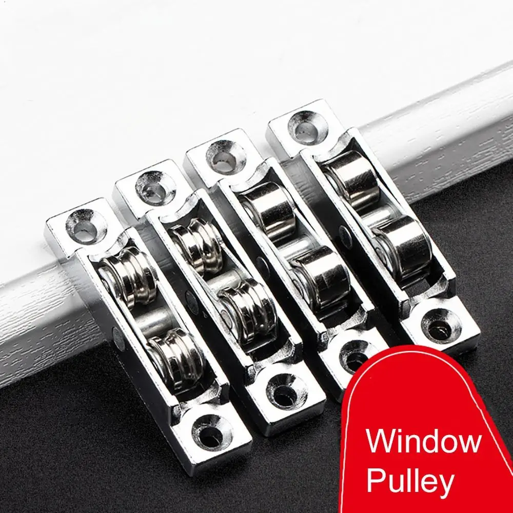 Upper Wheel Window Pulley Furniture Sliding Door Window Rollers Stainless Steel Hardware Sliding Door