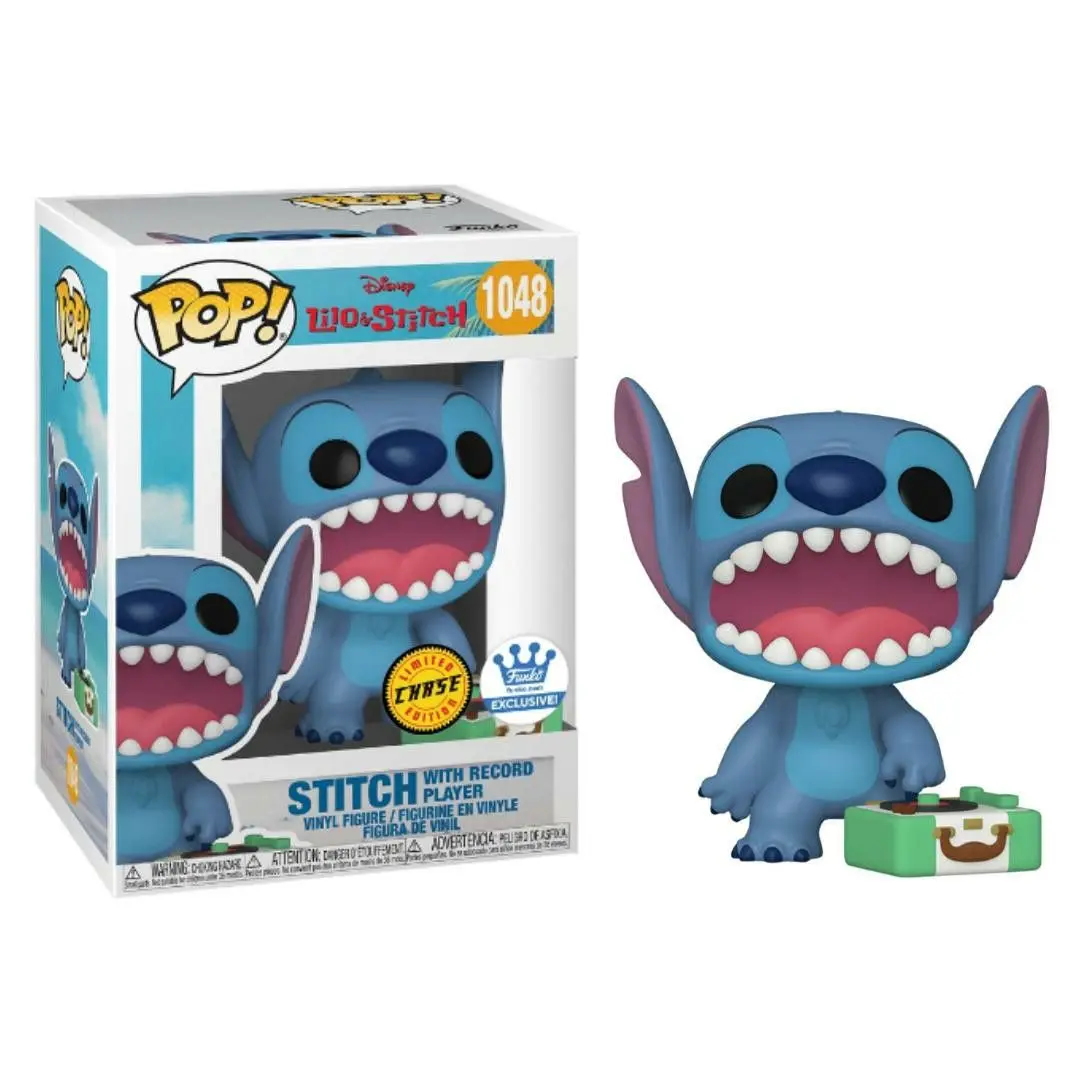 FUNKO POP Disney Stitch with Record Player 1048# Summer Stitch 636 Scrump 126# Elvis Stitch 127# Aloha Stitch 203# 159# Figures