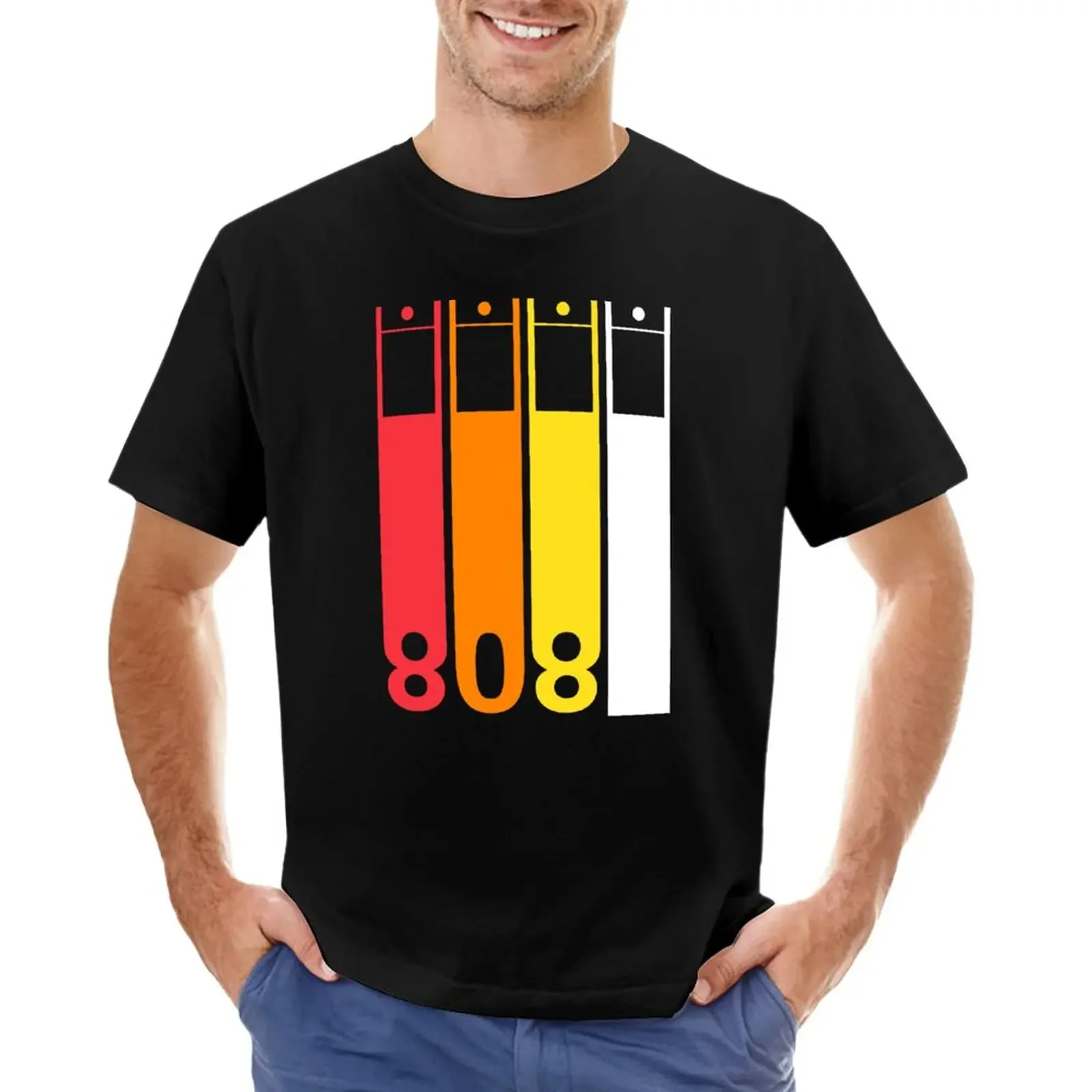 Roland TR 808 Drum Machine T-Shirt vintage clothes tops boys whites quick-drying black t shirts for men