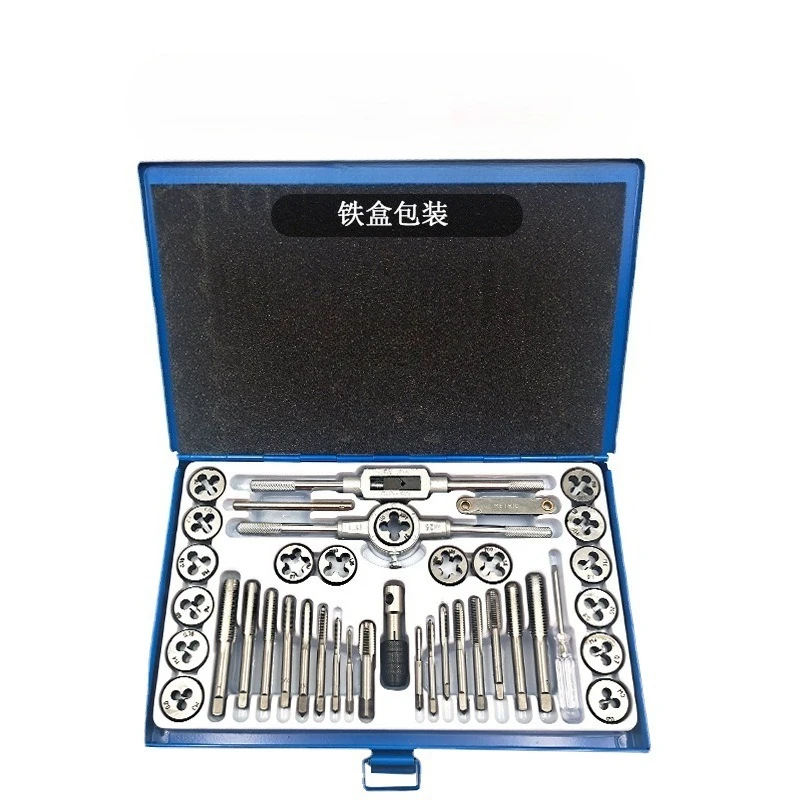 Tap Disc Tooth Set Round Disc Tooth Twister 40PC Set Hand Taper Tooth Hardware Tools for Hand