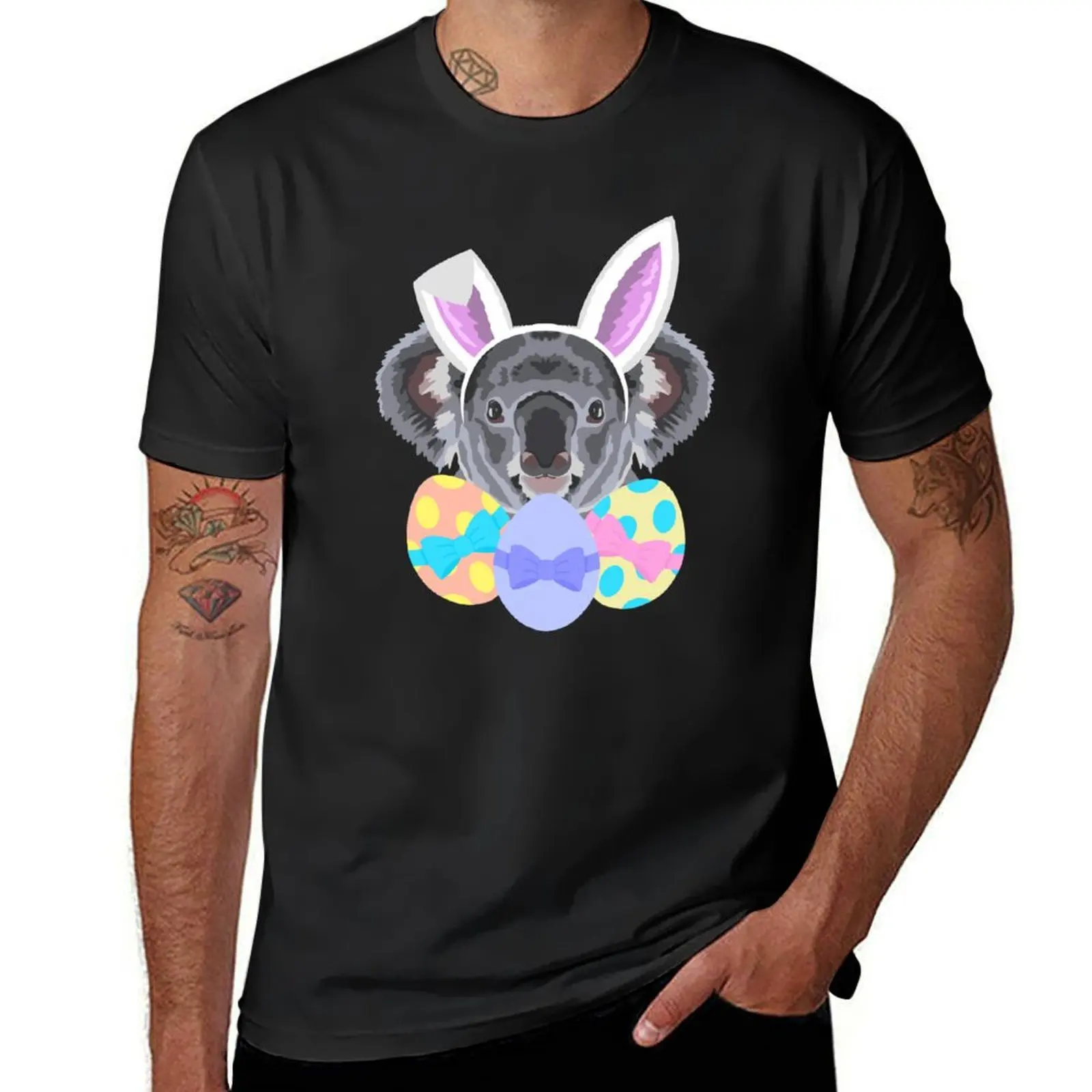 Easter bunny - koala T-Shirt oversizeds kawaii clothes sublime T-shirts for men cotton