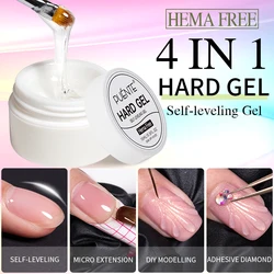 Esmalte em Gel Auto-Nivelante, Claro, Duro, Modelagem 3D, Cola de Strass, Mergulhe, UV, Verniz, Livre, Hema, 15ml
