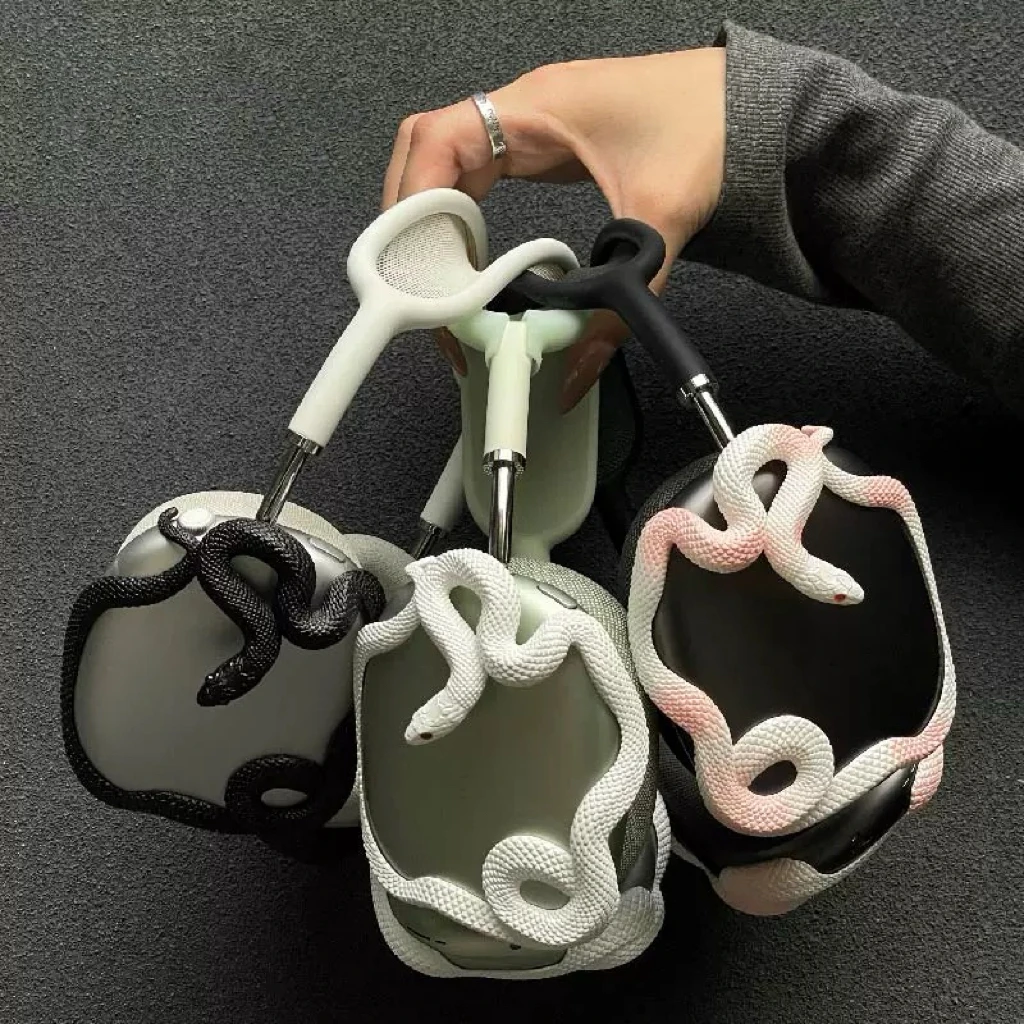 snake-series-suitable-for-airpodsmax-original-snake-headphone-shell-protective-case-3d-printing-headphone-accessories