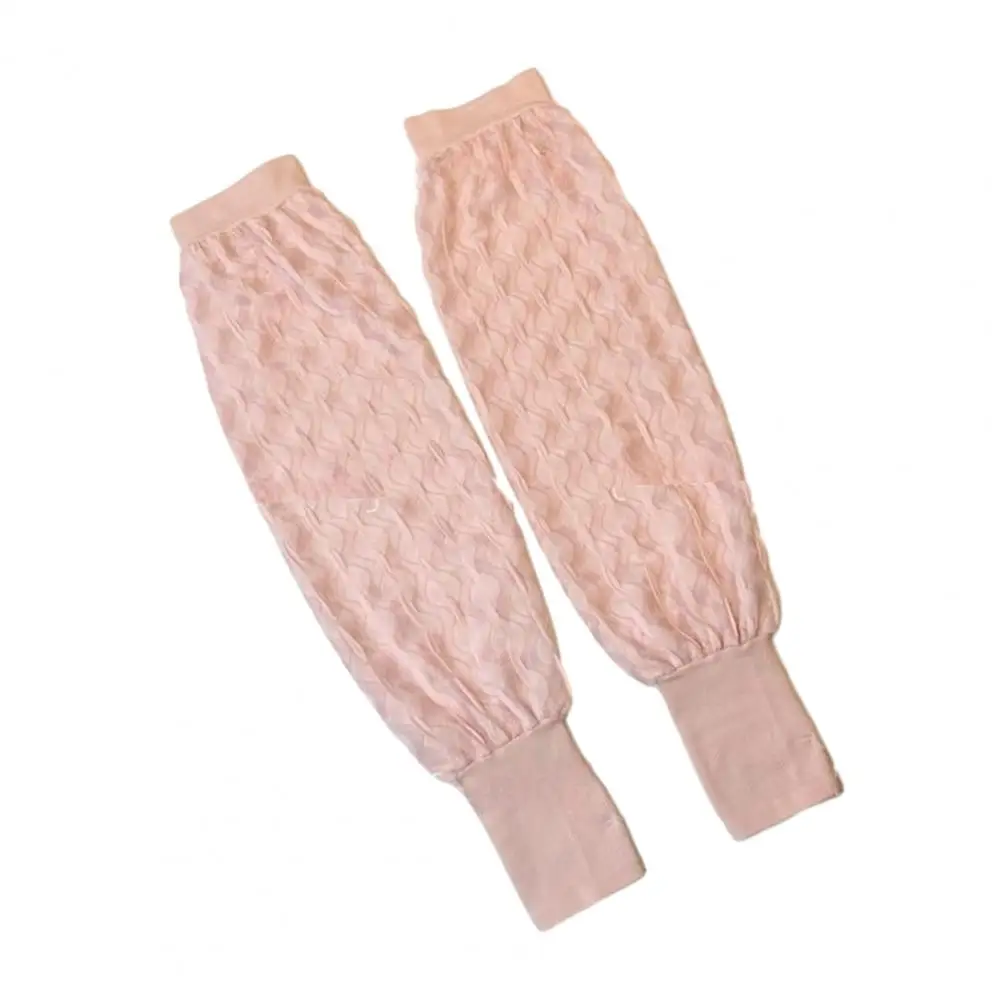 Capa de braço leve com proteção solar uv, mangas de braço para homens e mulheres, punho canelado, capas de seda gelada para atividades ao ar livre para golfe