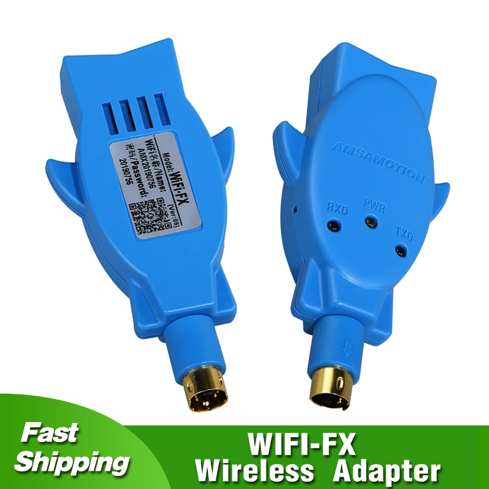 WIFI Wireless Programming Adapter WIFI-FX for Mitsubishi MESLEC FX Series PLC Replace USB-SC09-FX Programming Cable