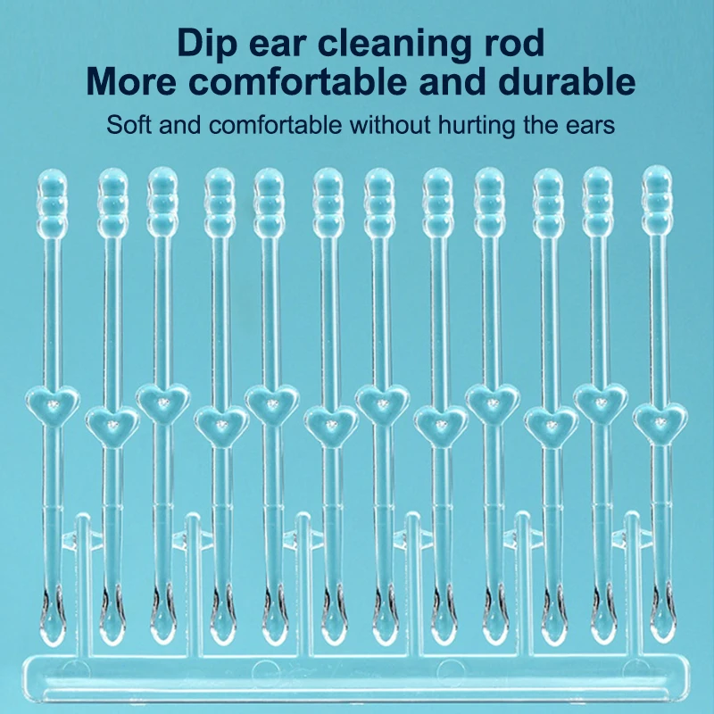 1/3/5 boîtes collant oreille creuser oreille creuser outil oreille cire nettoyage spécial pas mal oreille creuser cuillère oreille creuser coton-tige