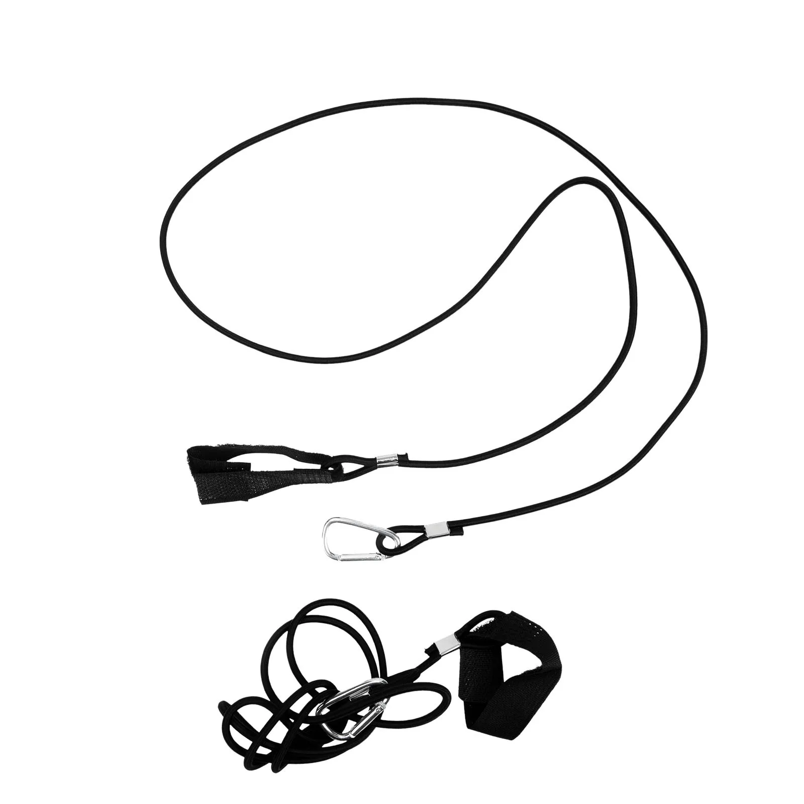 

2Pcs Kayak Paddle Safety Lanyard Stretchable Bundling Belt for Outdoor Kayaking Canoe Fastening Anti-Lost Rope with Rubber Boat