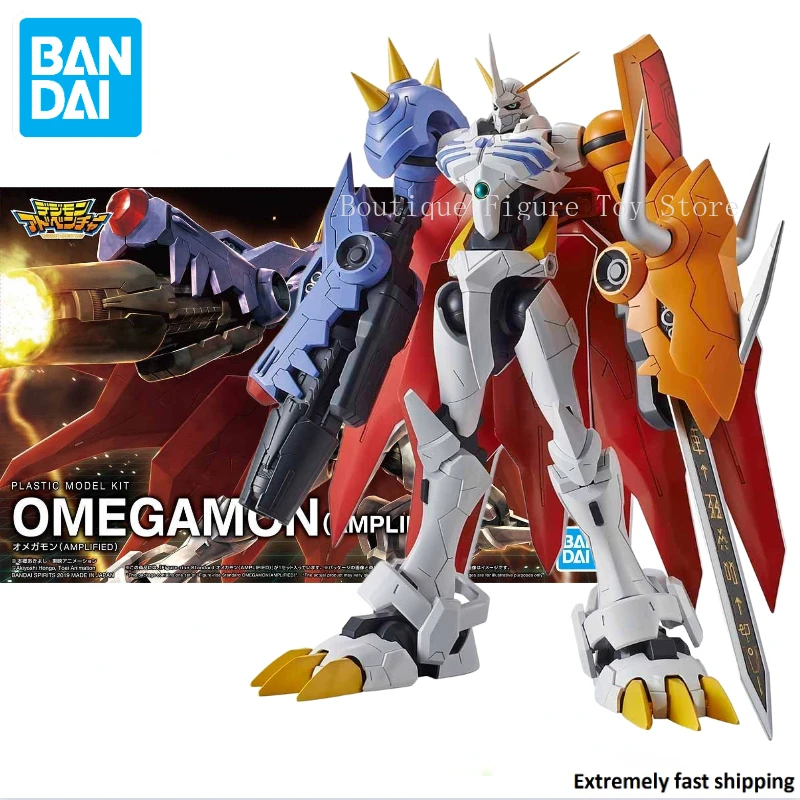 

In Stock Original Bandai Figure-rise Standard Amplified Digimon Adventure Omegamon Assembly Action Figure Anime Model Toy Gift