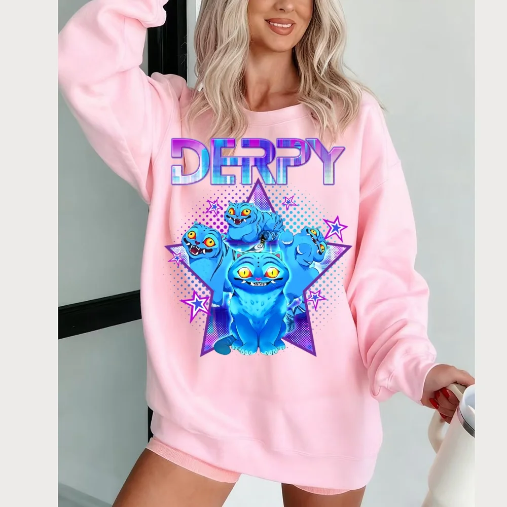 Tendenza stile street americano nuova KPop Demon Hunter pullover alla moda da uomo e da donna, comoda camicia sportiva oversize in cotone