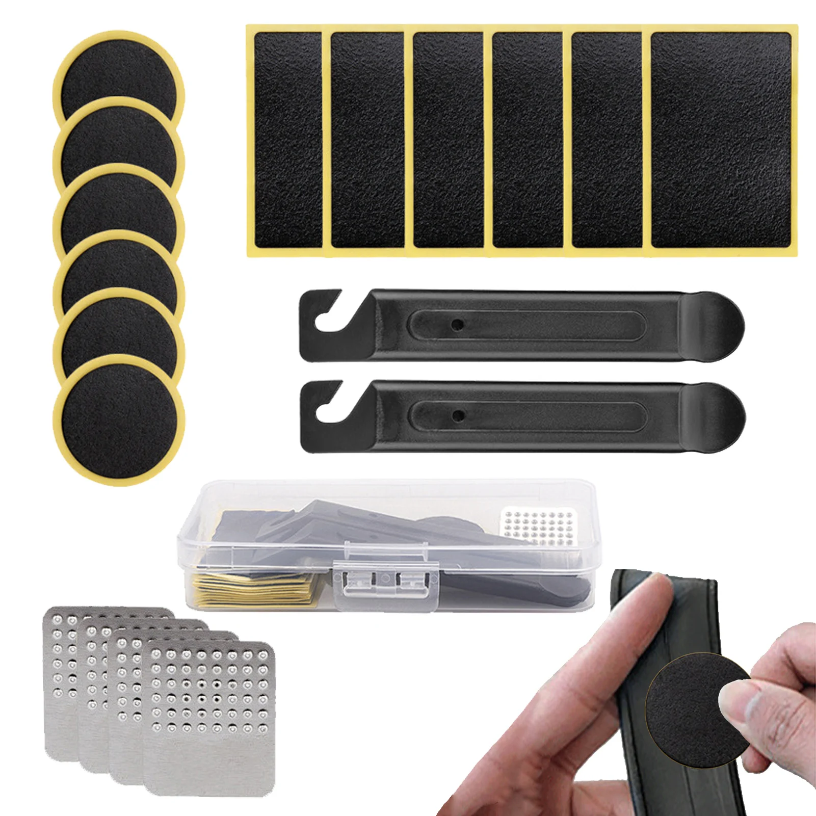 Bicycle Tyre Repair Kit Bike Inner Tube Patch Kits Bicycle Tire Patch Mountain Road Tire Inner Tube Repair