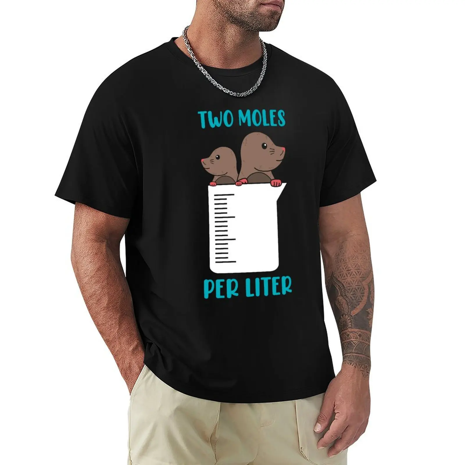 

Two Moles Per Liter 2022 T-Shirt Modern Style Print T-Shirt