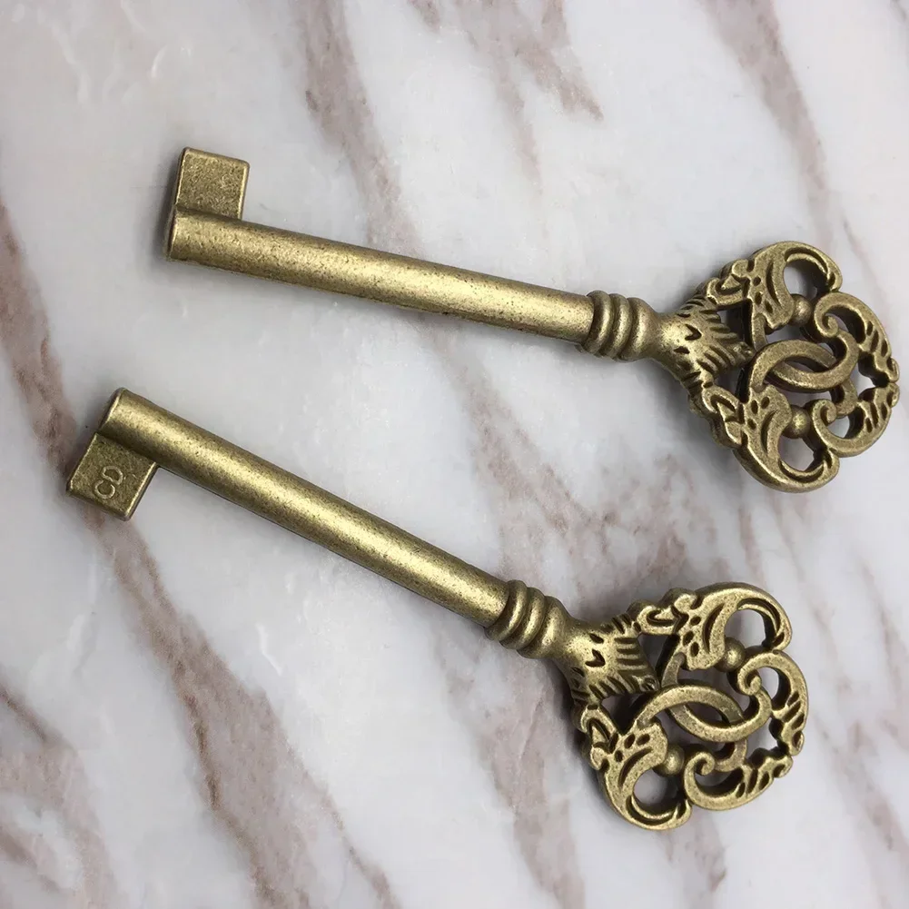 For Furniture Cabinet Vintage Key Key 10pcs Furniture Cabinet Antique Hole Head Key Open Skeleton Vintage Style