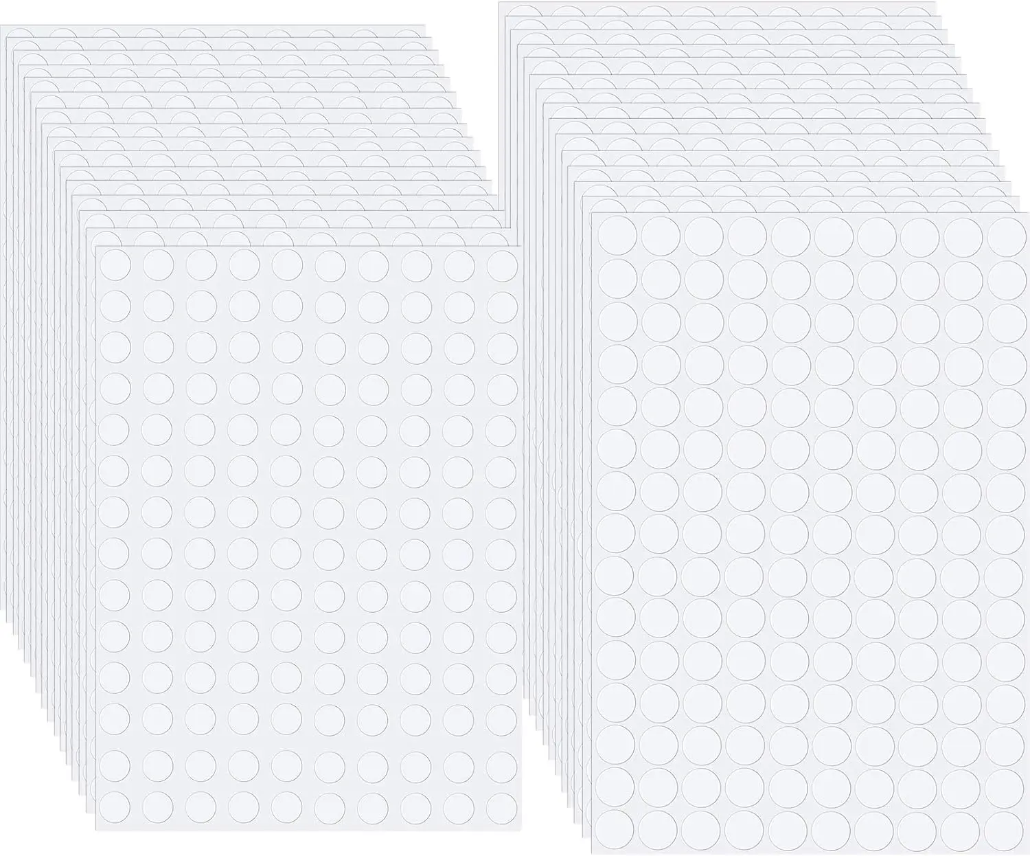 

2000 Pcs Double Sided Dots Clear Adhesive Dots Round Small Sticky Dots Transparent Double Sided Tape tabs Stickers for Craft DIY