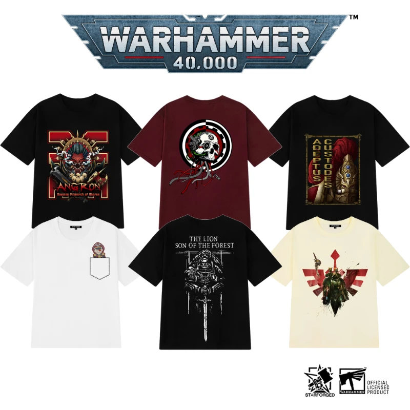 Starforged Star Forged Warhammer 40K Peripheral Star Warrior Gene Plasmoid Theme Short Sleeved T-shirt