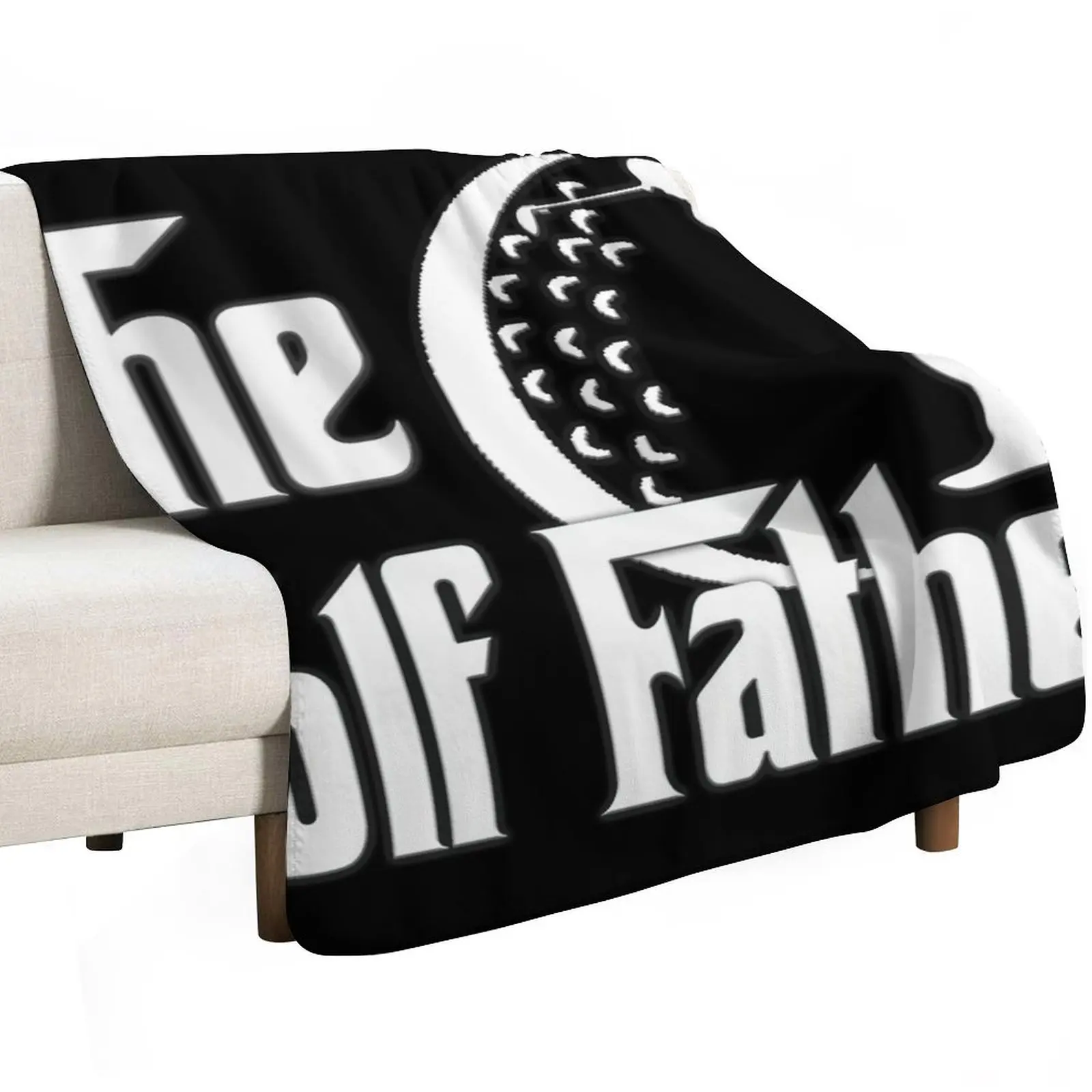 The GOLF FATHER - FATHERS DAY Design - The Best Golf DAD - Best gifts for father, grandfather, daddy, papa, grandd Throw Blanket