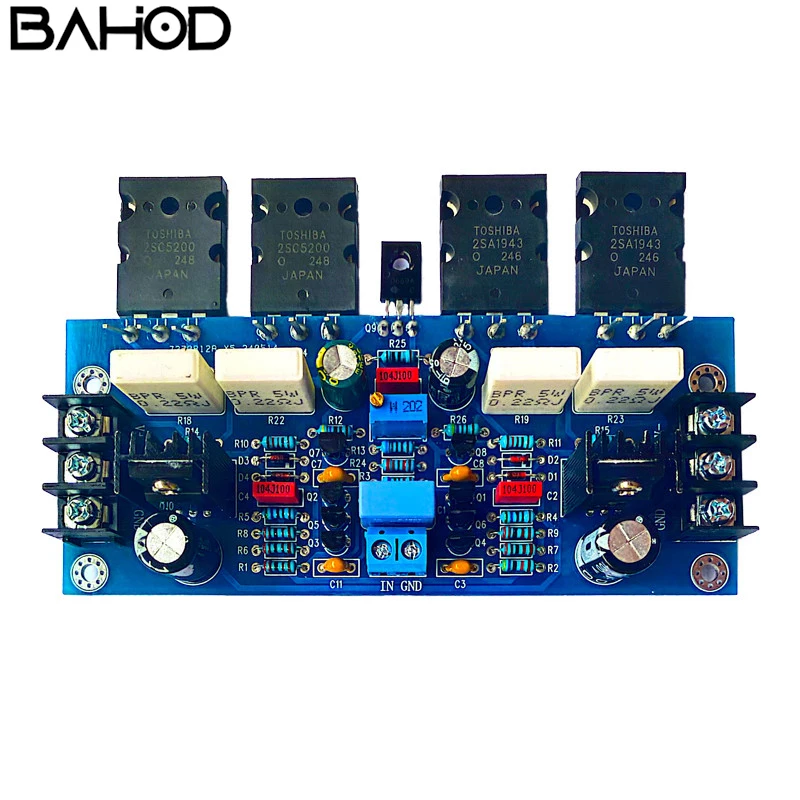 BAHOD 300W Mono Power Amplifier Board  HighPower Output Stage  DualSymmetrical Class AB Design for Home Theater
