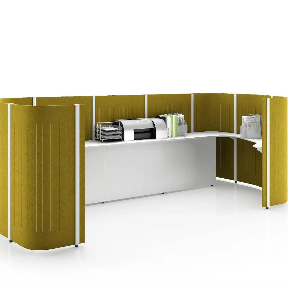 

2025 Customized Modern Office Partition Modular Workstation Cubicles Furniture Computer Desk Workstation For Office Desks