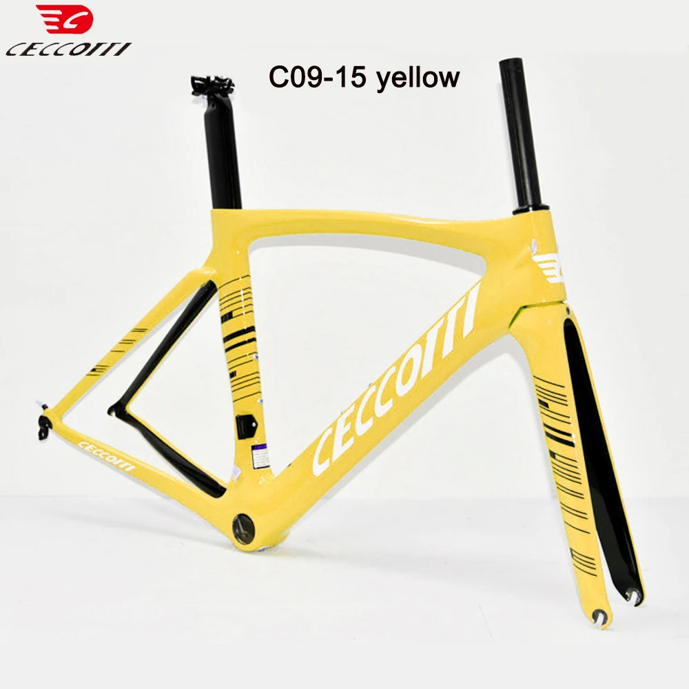 CECCOTTI T1000 Carbon Road Bicycle Frameset  700C *25mm V Brake Carbon Frame