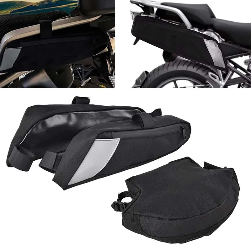 Motorcycle Side Frame Storage Bag Waterproof Motorbike Tool Pouch Luggage Pack For BMW R 1250 1200 GS R1250GS R1200GS LC 2013-