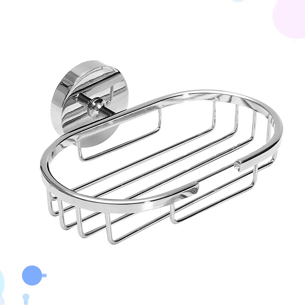 

Настенный держатель для мыла из нержавеющей стали, круглая подставка с дренажем для ванной, душа, кухни, столешницы, устойчивая к ржавчине