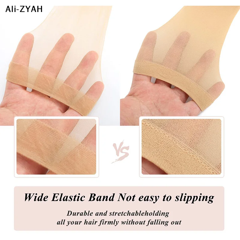 Invisible Ultra-Thin Stretchy Stocking Caps for Wigs