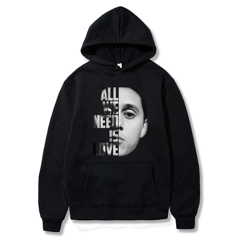 Canserbero Hoodies Men Fashion Rapper Graphic Printed Sweatshirts Women Casual Harajuku Streetwear Tracksuit Hooded Pullover