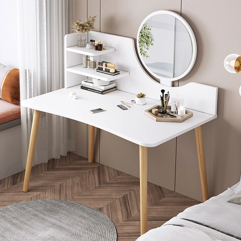 

Light Luxury Bedroom Dressing Table Advanced Integrated Storage for Small Apartments Simple Modern Makeup Vanity Cabinetpromote