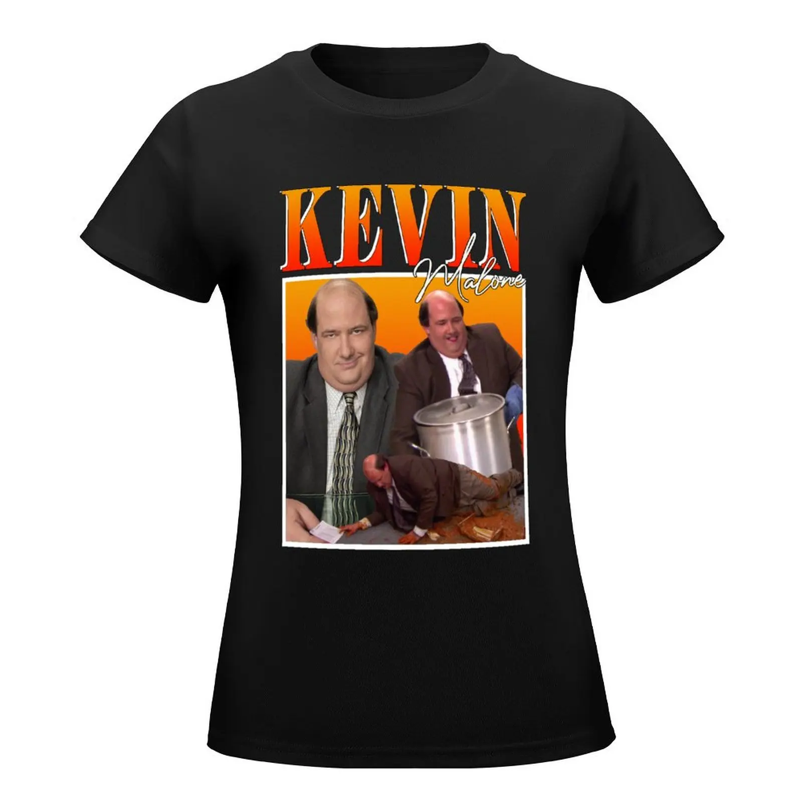 Kevin Malone T-Shirt tops Short sleeve tee t-shirts for Women graphic tees