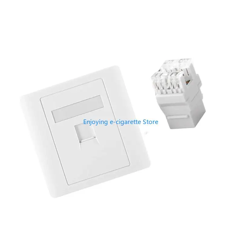86 Typ 4 Port Ethernet Wandplatte Ersatz Extrudierte Draht Buchse Zubehör Y4QF – Detail 4