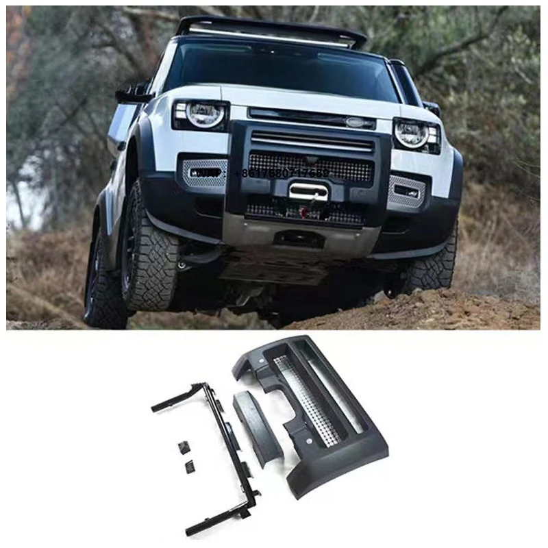 The Winch Bracket Front Bumper Off-road protection Kit Upgrade Is Available for the 2020-2022  Defender Body Kit