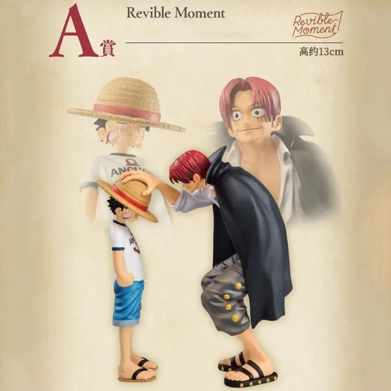 BANDAI Original One Piece Reward Anime Figure Luffy Robin Law Nami Revible Moment Action Figure Toys For Kids Xmas Gift Model