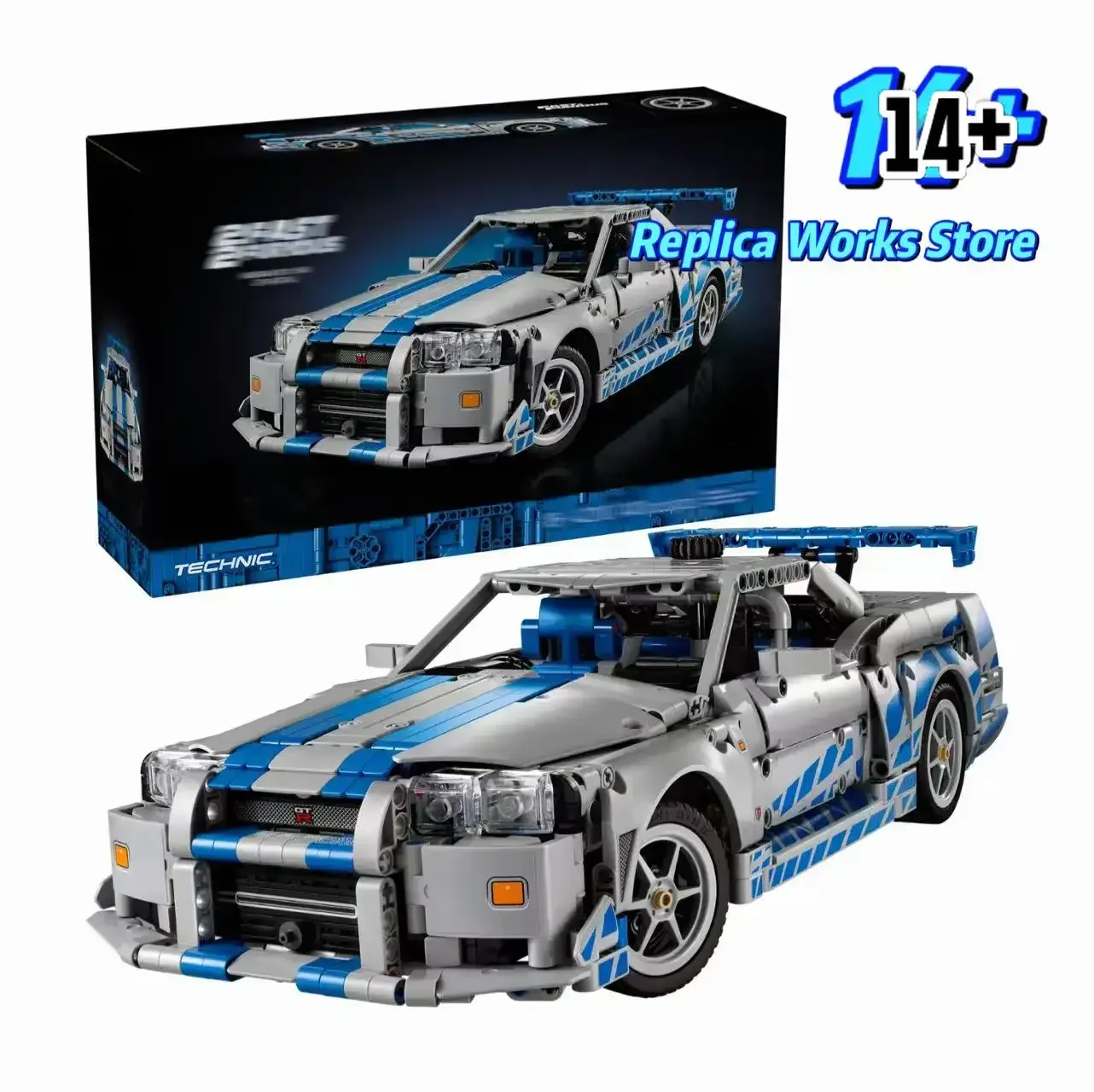 

Набор для сборки Disney Avail 42210: Модель автомобиля God of War GT R34 — идеальный подарок на Рождество, Хэллоуин, День рождения или для вечеринок.