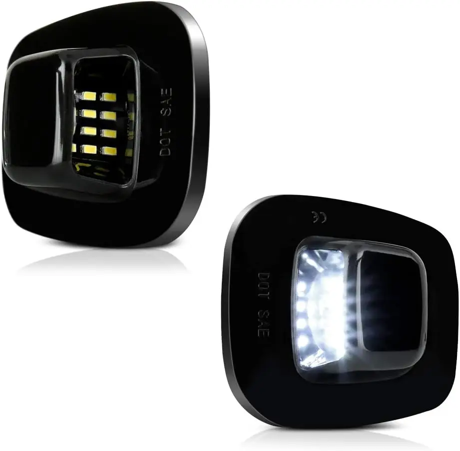 

2x Rear Bumper Tag Lamp Assembly LED License Plate Light For Chevy GMC C/K Series Suburban Blazer S10 Tahoe Yukon Sonoma Typhoon