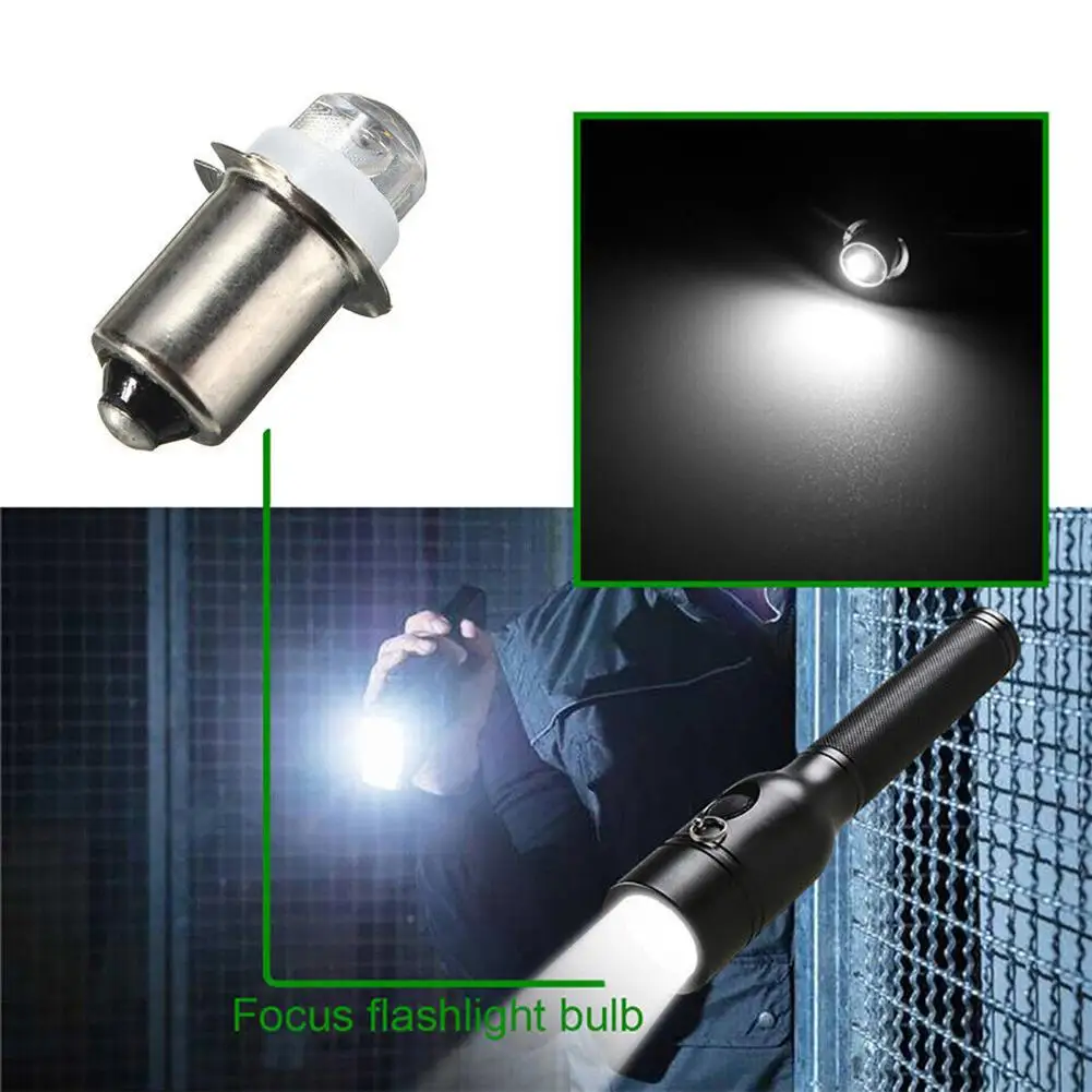 Led Flashlight Torch Bulb Replacement E10 P13.5S Screw Indicator 3V Instrument Small Port 0.5W 4.5V 6V Bulb Camping Signal X7M2