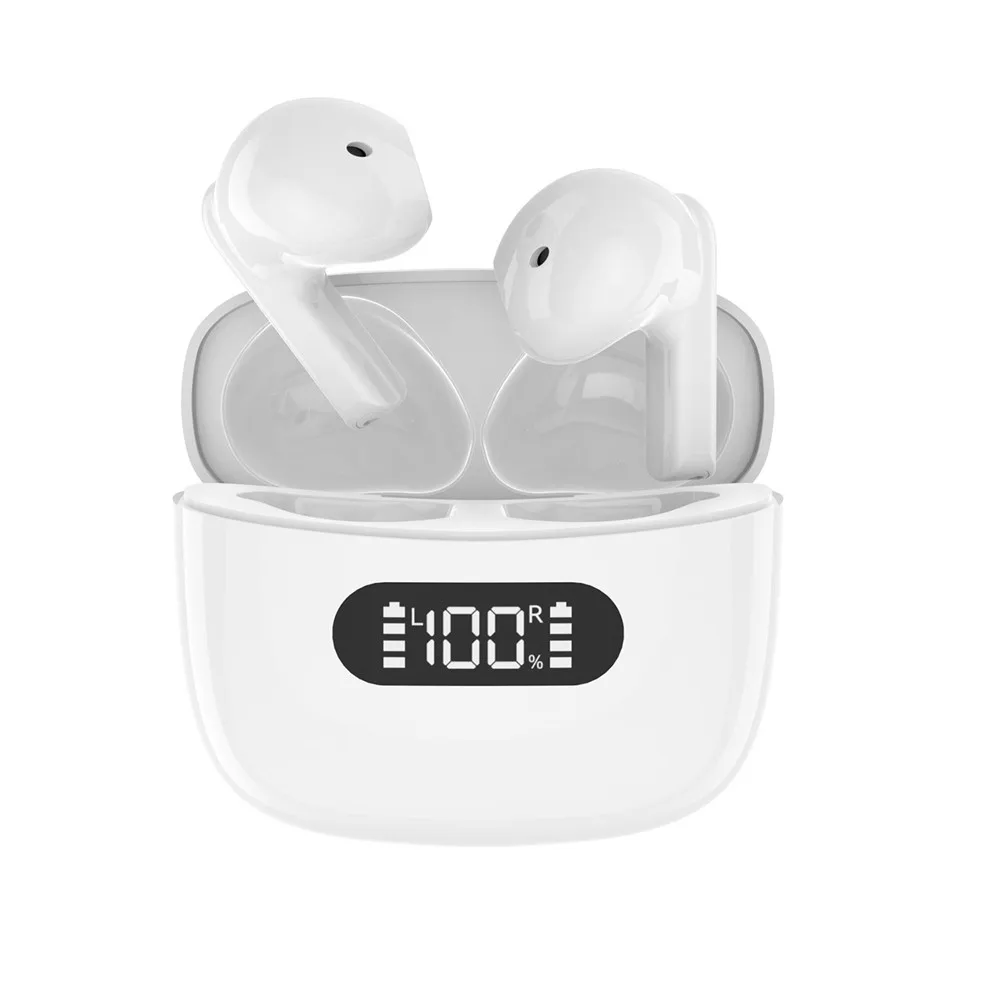 

TWS Wireless Headphones 9D Stereo Waterproof Super Pods Headset Hifi Earbuds 5.3 Bluetooth Earphones with Mic Charging Bin 28