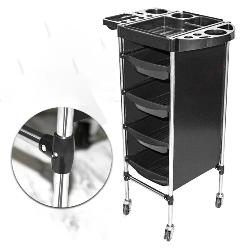 Multifunctional New Hairdressing  Hairdressing Tool  Salon Trolley Rack Hairdresser Tools Trolley For Barber