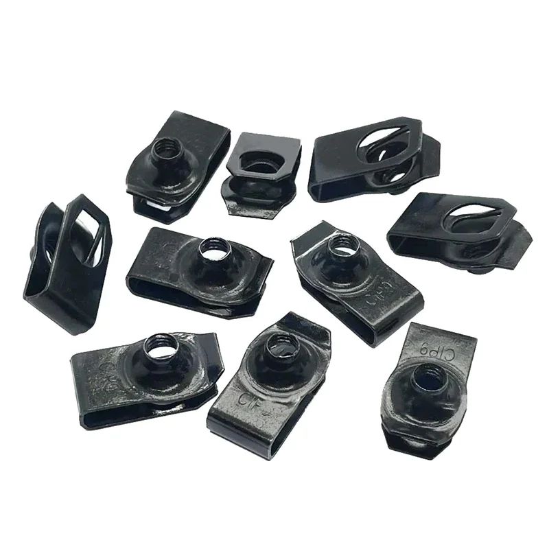 مسامير جسم السيارة U نوع الجوز كليب M6 مصد للسيارات برشام غطاء المحرك Undertray سبلاش درع الحرس بطانة مسامير كليب