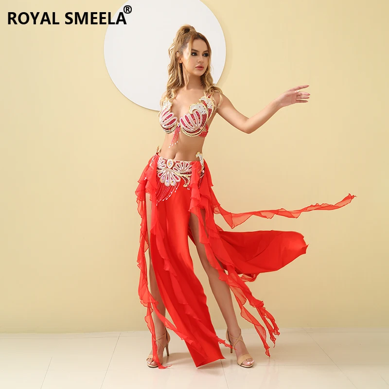 Belly dance costumes for women performance Carnival costume belly dance set bellydance bra belt skirt suit belly dancing outfit