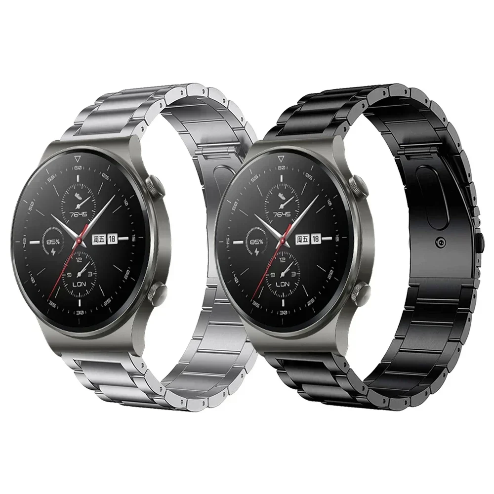 สายอะไหล่สแตนเลสสตีล20 22มม. สำหรับ Huawei GT 2 3 Pro Gt2สำหรับ Huawei Watch 4 3 GT2 3 GT3 Pro 46มม. 43มม. 42มม.