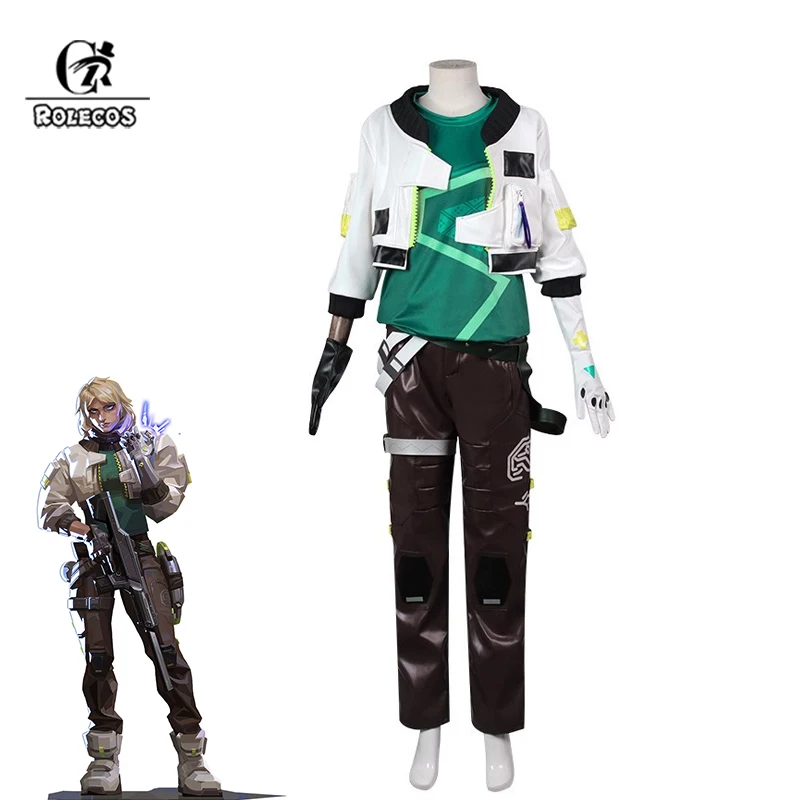 ROLECOS Game Valorant Norwegian Operative Deadlock Cosplay Costume Women Combat Uniform Halloween Party Outfit