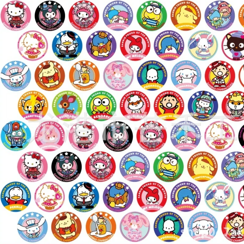 

Мультяшные акриловые патчи Sanrio: милые Hello Kitty и Chiikawa, 2 см/4 см, для DIY, ручной работы, аксессуары для брелоков на холодильник